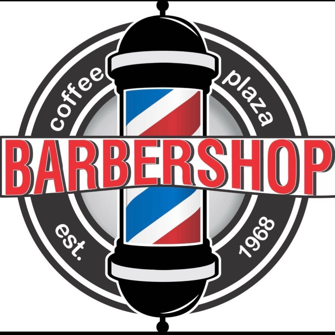 Coffee Plaza Barbershop logo